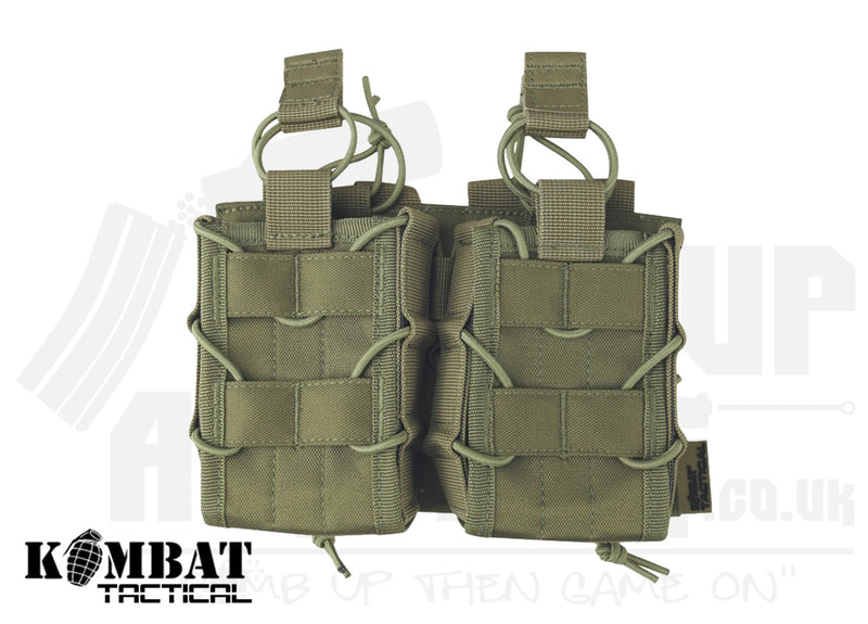 Kombat UK Delta Double Fast Mag Pouch - Coyote
