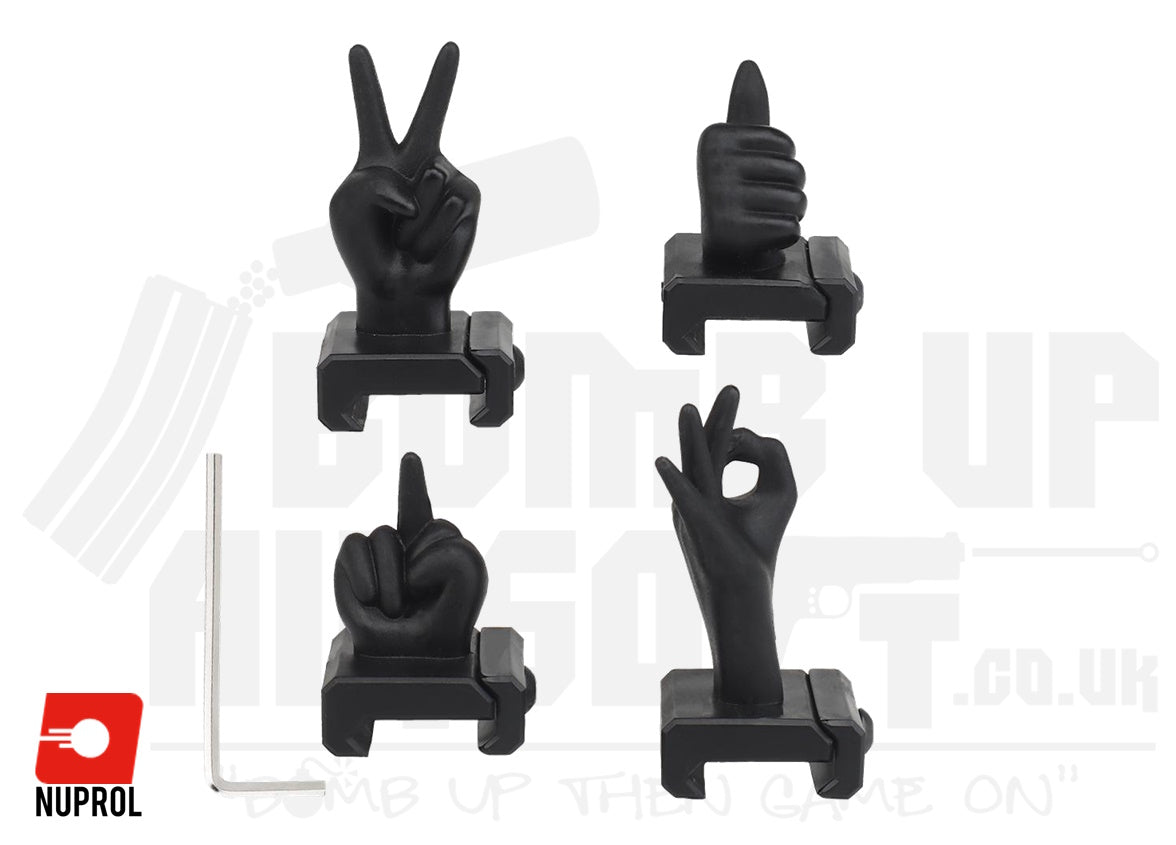 NP Hand Signal Sights - Black