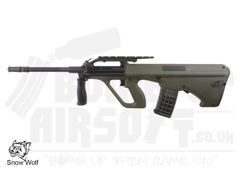 Snow Wolf AUG (B) AEG Rifle - OD Green