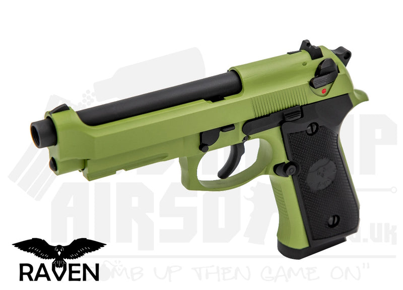 Raven R9 GBB Airsoft Pistol - Green