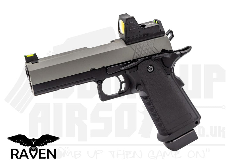 Raven Hi-Capa 4.3 + BDS GBB Airsoft Pistol - Black/Grey