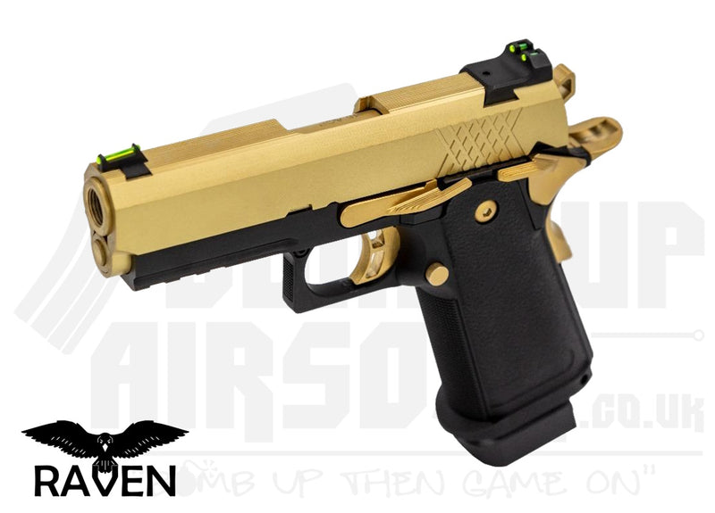 Raven Hi-Capa 3.8 Pro GBB Airsoft Pistol - Gold
