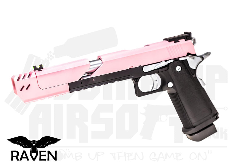 Raven Hi-Capa 7 Dragon GBB Airsoft Pistol - Pink