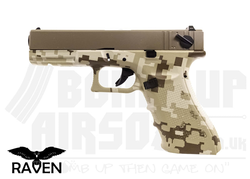 Raven EU18 Digi/Tan GBB Airsoft Pistol