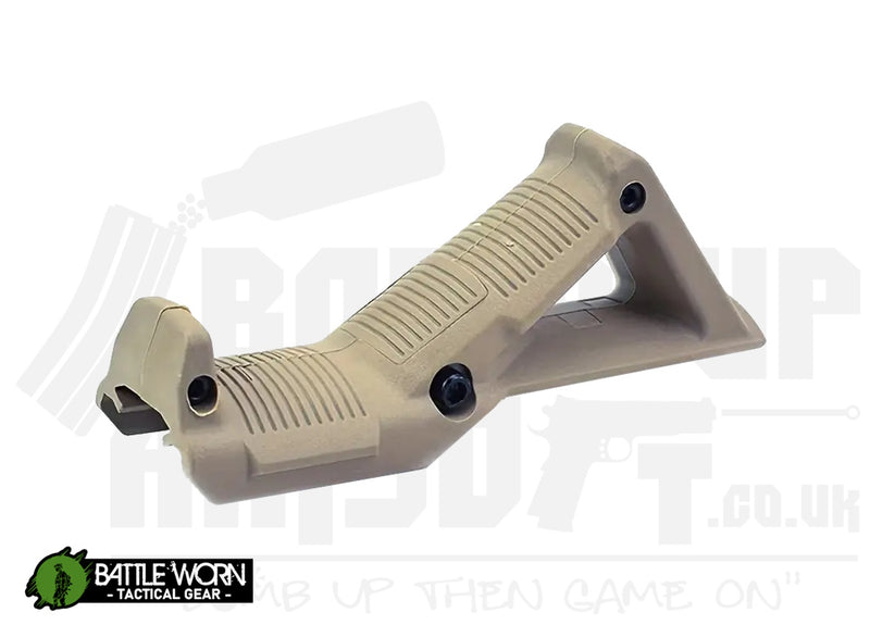 Battleworn Tactical AFG1 Style Angled Foregrip - Tan
