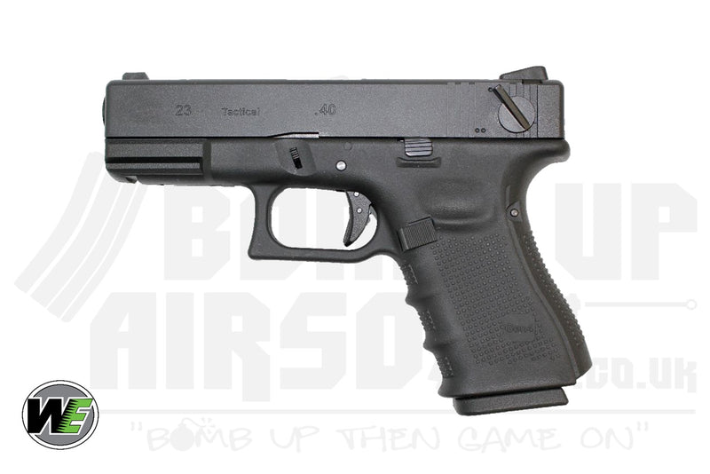 WE EU23 Gen 4 GBB Airsoft Pistol - Black