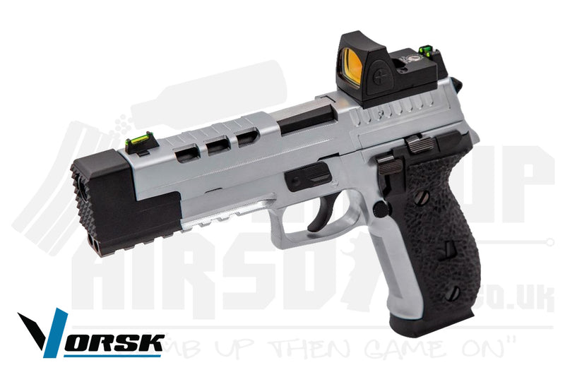 Vorsk VP26X GBB Airsoft Pistol + BDS - Silver