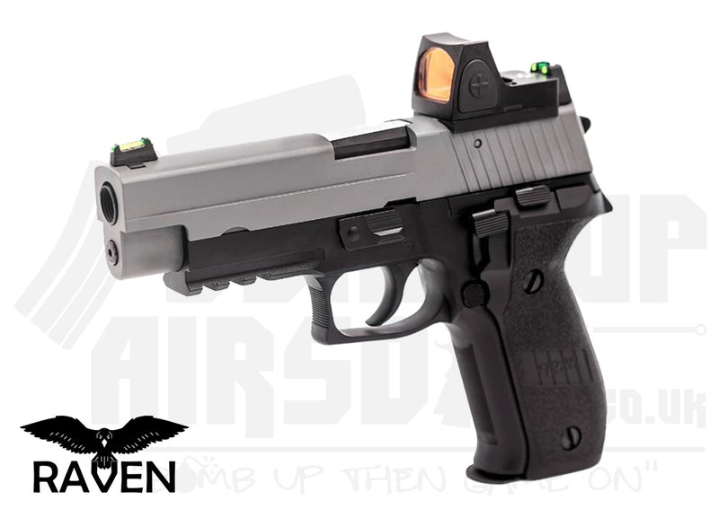 Raven R226 + BDS GBB Airsoft Pistol - Grey/Black