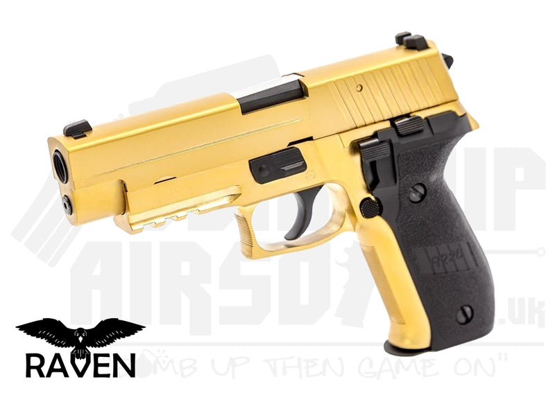 Raven R226 GBB Airsoft Pistol - Gold
