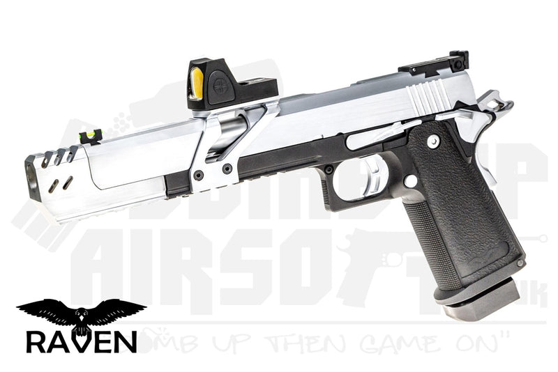 Raven Hi-Capa 7 Dragon GBB Airsoft Pistol With BDS - Chrome