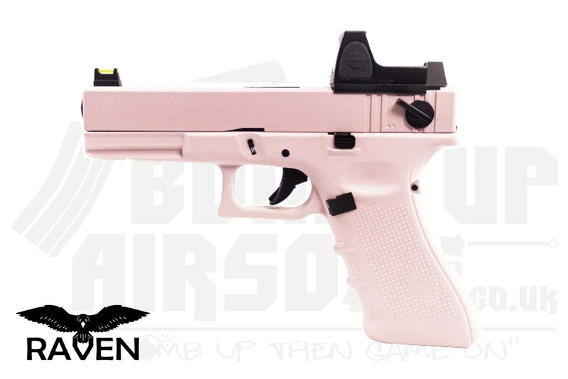 Raven EU18 With BDS GBB Airsoft Pistol - Pink
