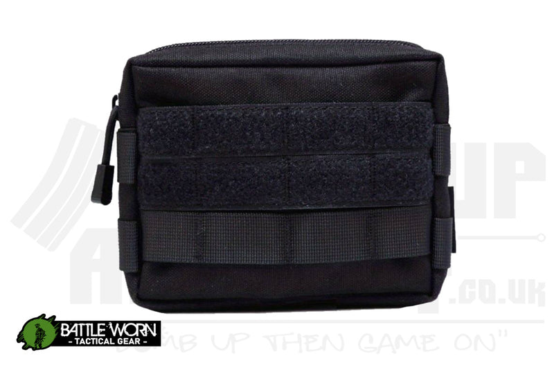 Battleworn Tactical Waist Bag - Black