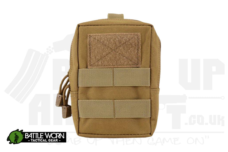 Battleworn Tactical Small Utility Pouch - Tan