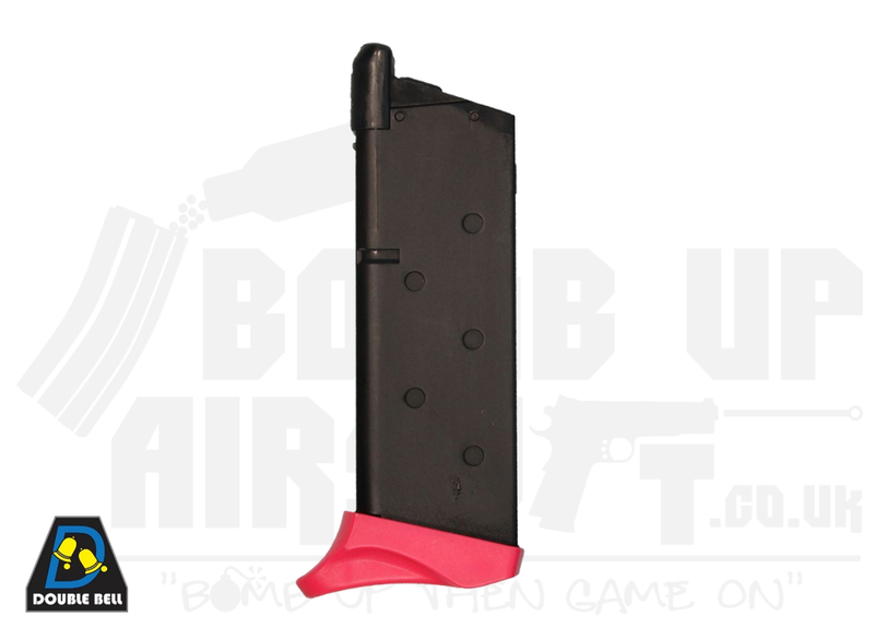Double Bell AM45 Vorpal Bunny Gas Magazine (Pink Base - 18 rounds - 796-1J)