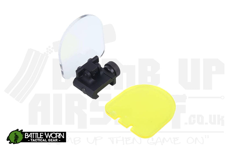 Battleworn Sight Lens Protector - Yellow and Clear Lenses