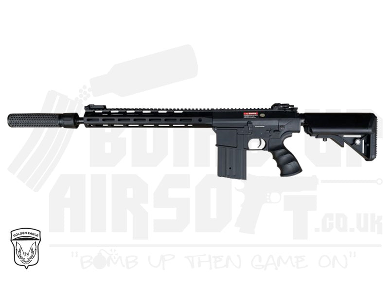 Golden Eagle SR25K URX4 14.5 M-lok AEG with QD Silencer (with Mosfet - Full Metal - E6952M)