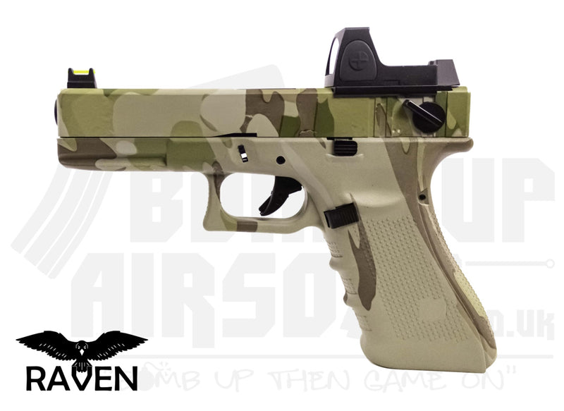 Raven EU18 With BDS GBB Airsoft Pistol - Camo