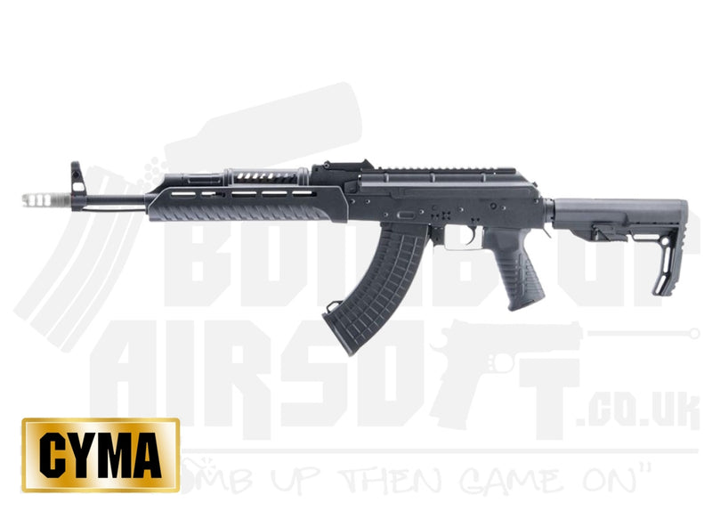 CYMA Platinum Tactical AK with CQB M4 Stock (Black - Featherweight - CM680G)