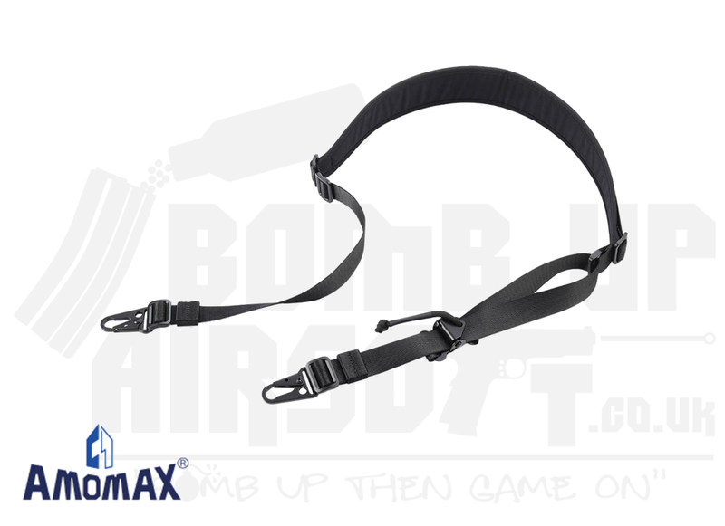 Amomax Quick Adjustable Two Point Sling with HK Style Clip