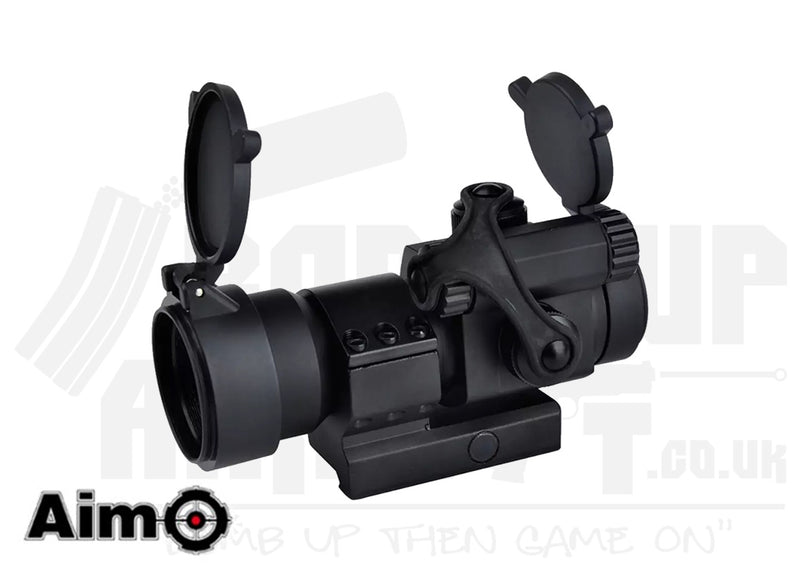 Aim-O M2 Red/Green Dot Sight with L Shaped Mount - Black