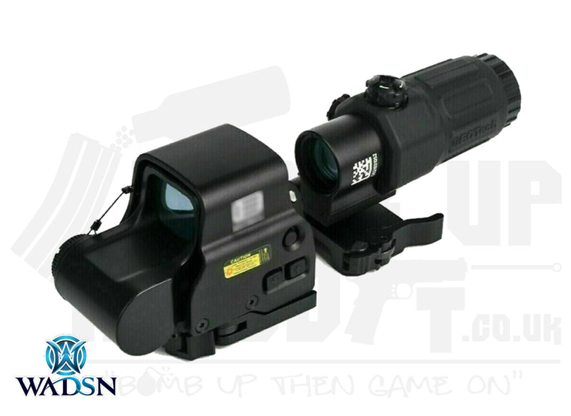 WADSN HHS Red/Green Holographic Hybrid Sight – EXPS with G33 Magnifier
