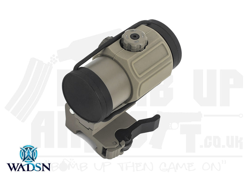 WADSN G43 Magnifier with Flip to Side Mount - Tan