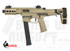 Ares M45X-S with EFCS Gearbox (Retractable Stock with Arm Stabilizing Brace - Tan - AR-086E)