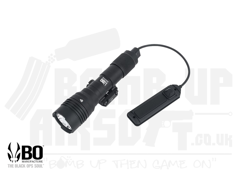 BO Manufacture LED Flashlight TAC-X 500 Lumens - Black