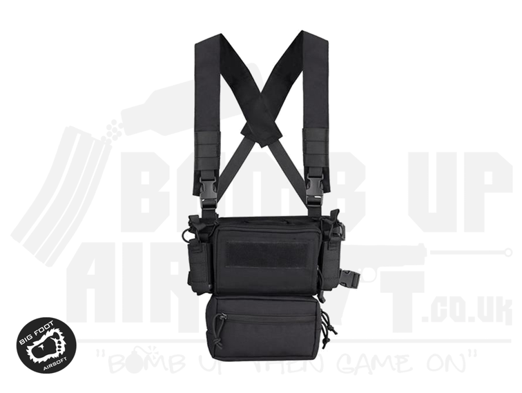 Big Foot Tactical Multifunctional Vest Set (Black)