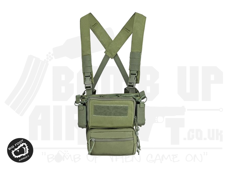 Big Foot Tactical Multifunctional Vest Set (OD Green)