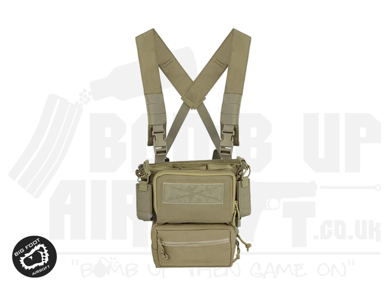 Big Foot Tactical Multifunctional Vest Set (Tan)