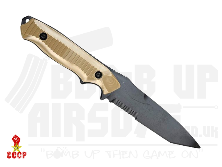 CCCP Rubber Knife with Frog (Tan/Tan)