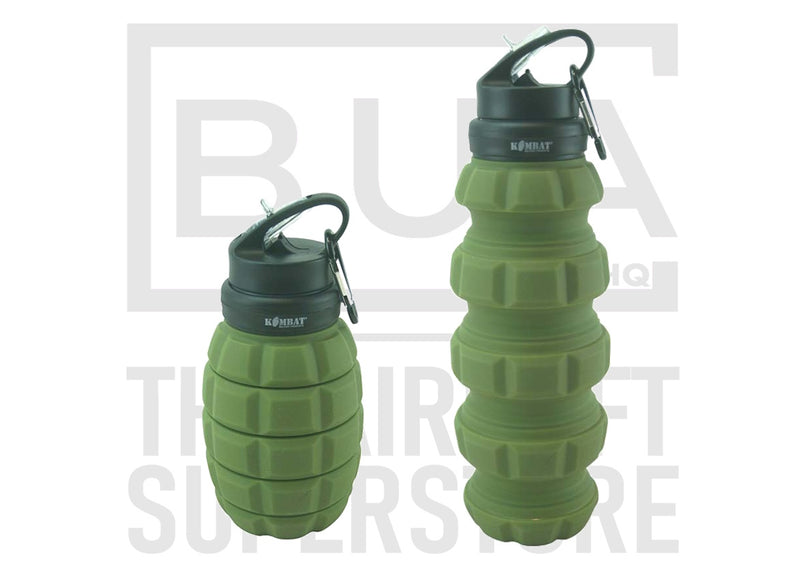 Grenade Expanding Water Bottle - Green