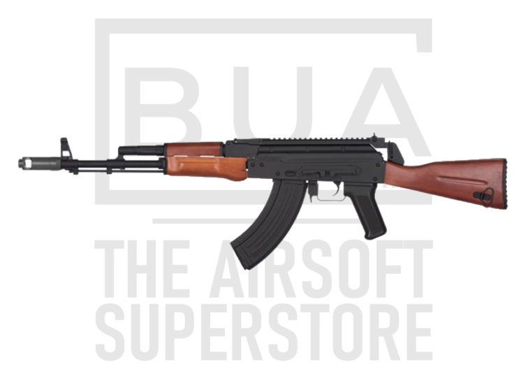 JG AK74 RIS Blowback AEG (Metal/Real Wood - Inc. Battery and Charger - 1021)