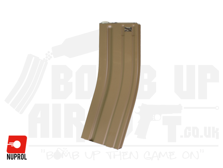 Nuprol Mid Cap M4 Mag 140 Rds (Tan)