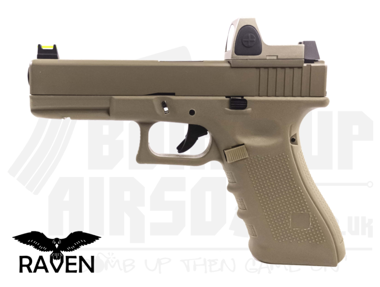Raven EU17 With BDS GBB Airsoft Pistol - Tan