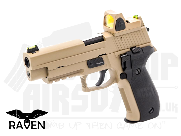 Raven R226 + BDS GBB Airsoft Pistol - Tan