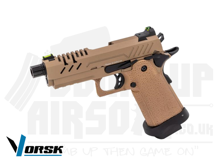 Vorsk Hi-Capa 3.8 Pro GBB Airsoft Pistol - Complete Tan
