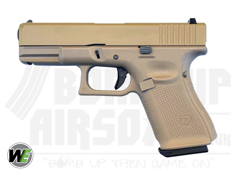 WE EU19 Gen 5 GBB Airsoft Pistol (Tan)