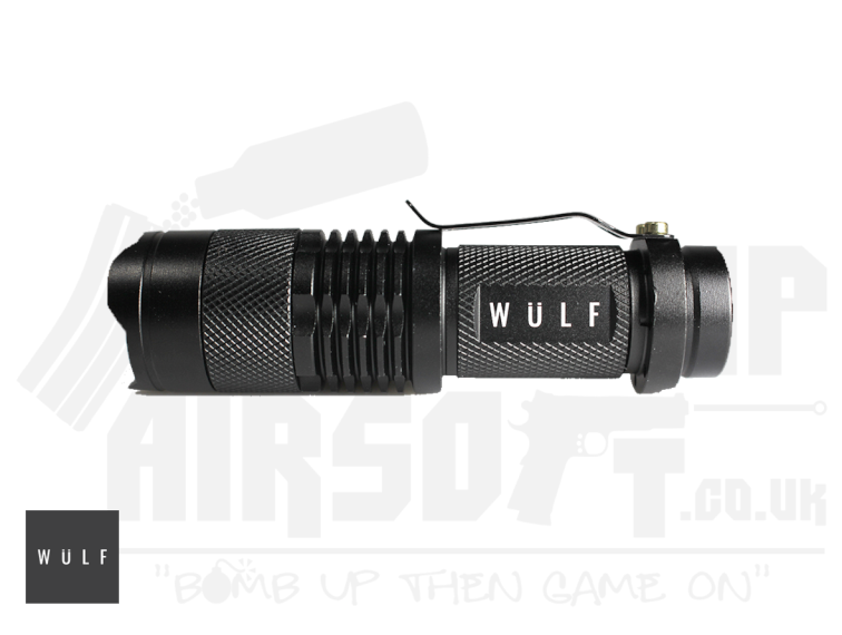 WULF CREE XP-E Q5 240 Lumen LED High Powered Mini Flashlight