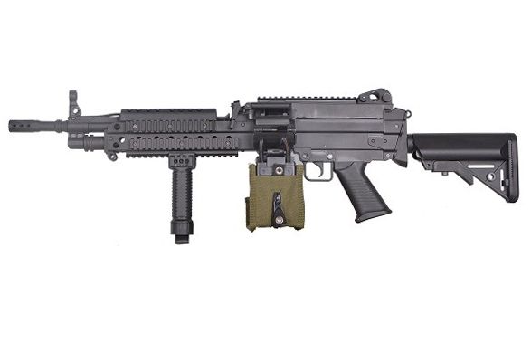 Rossi Thunder MK46 AEG Support Rifle (Electronic Trigger (Black)