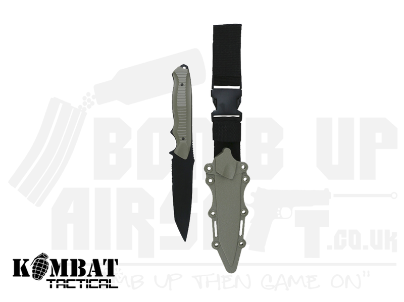 Kombat UK Tanto Plastic Airsoft Knife - Coyote