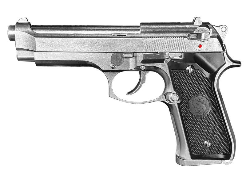 LS M9 Gas Blowback Pistol (Silver - GGB-9606S)