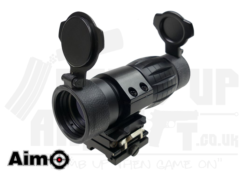 Aim-O ET Style 4x FXD Magnifier - Black