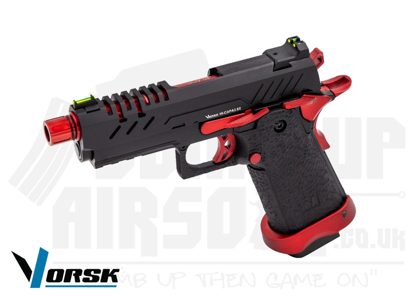 Vorsk Hi-Capa 3.8 Pro Red Match GBB Airsoft Pistol