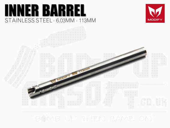 Modify Stainless Steel 6.03mm Precision Barrel - 113mm