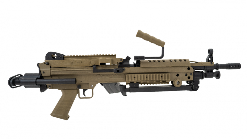 FN Herstal Minimi M249 Para Sports Line AEG (Electronic Trigger - Battery and Charger Inc. - Tan - 200842)