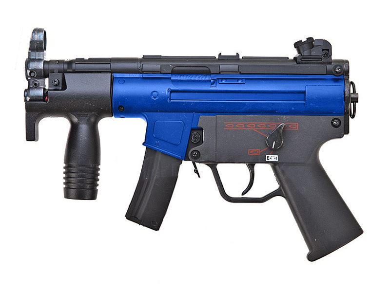 JG Swat 5K-A1 CQB SMG AEG (Inc. Battery and Charger - 201T) (Blue)