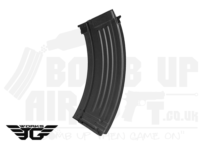 JG AK Series Hi-Cap Magazine (600 Rounds - Black - EX-002)
