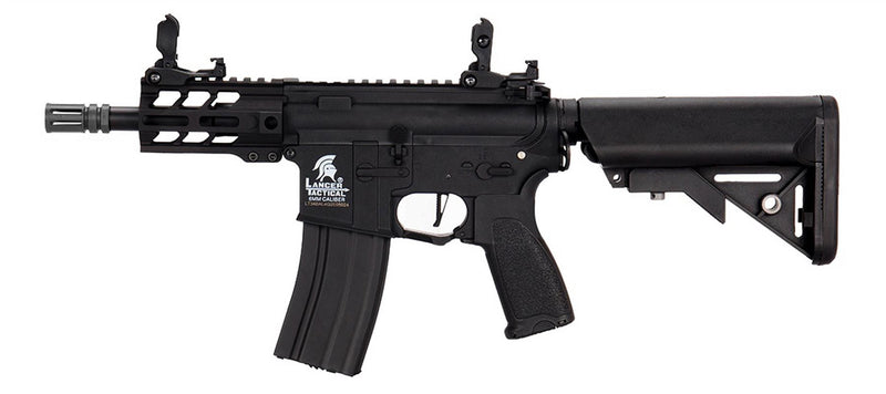 Lancer Tactical M4  LT-34 Gen 2 PROLINE Enforcer Battle Hawk 4' RIS Carbine AEG Rifle (Black)